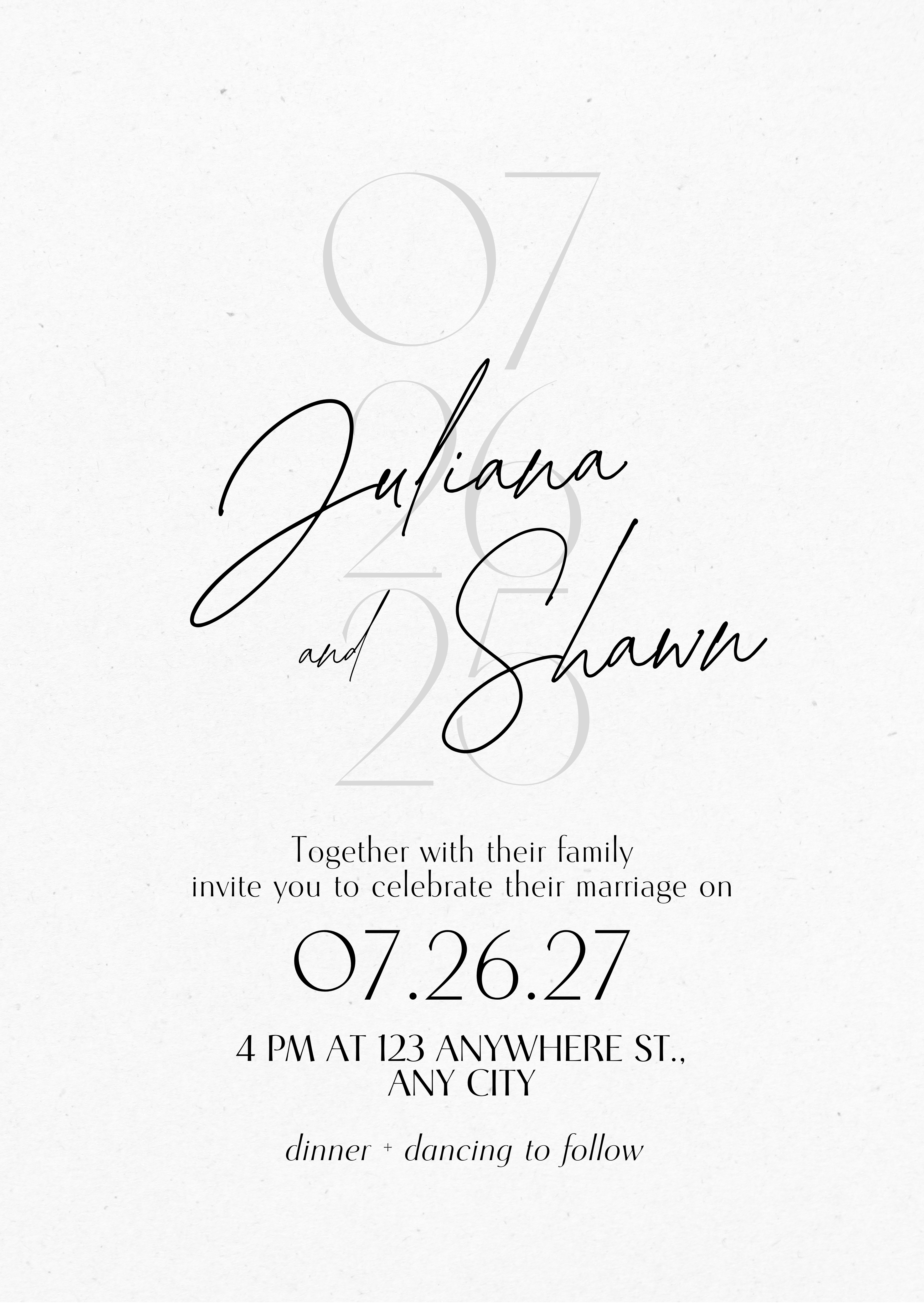 Bespoke Invitation Suite 1