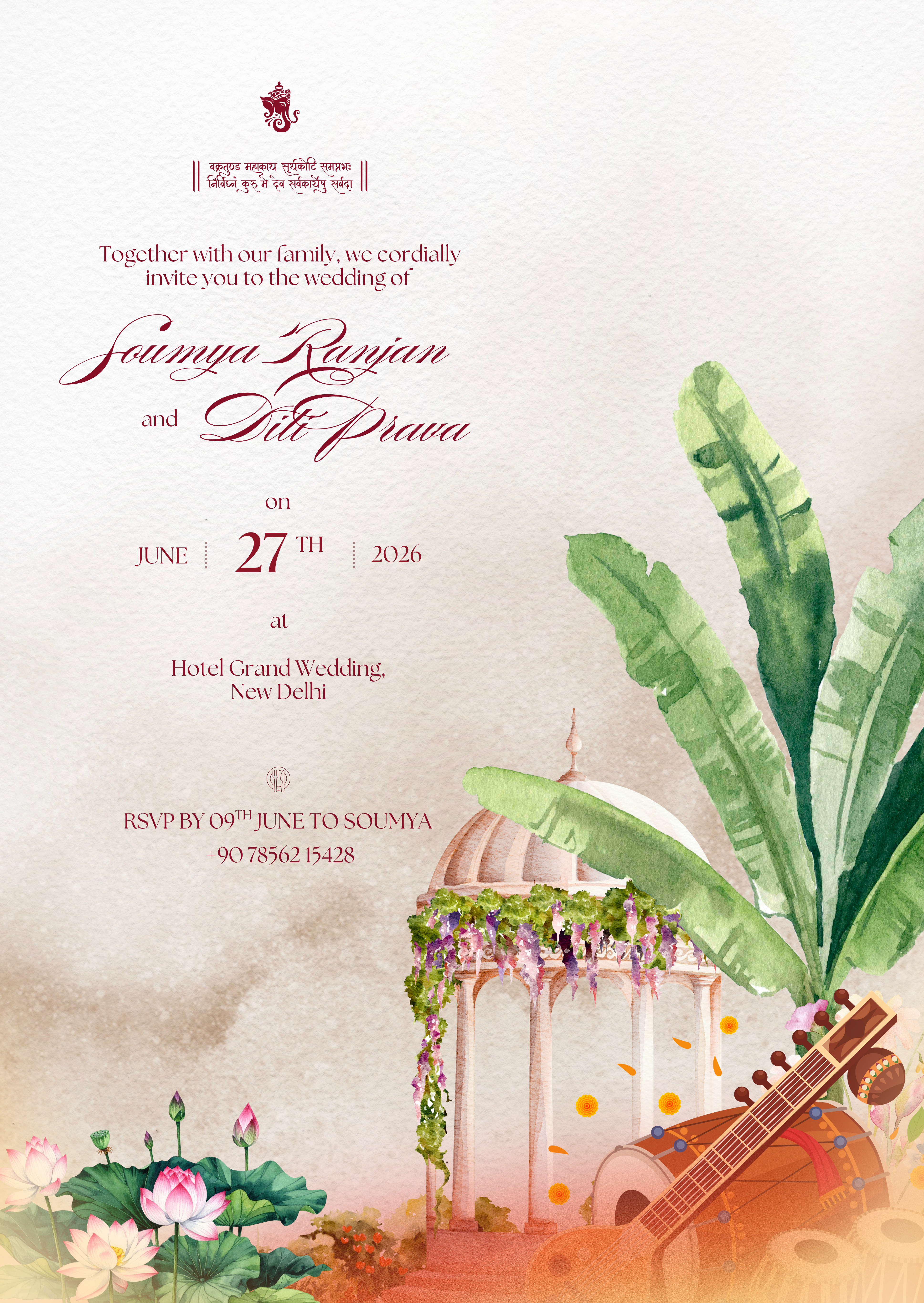 Bespoke Invitation Suite 6
